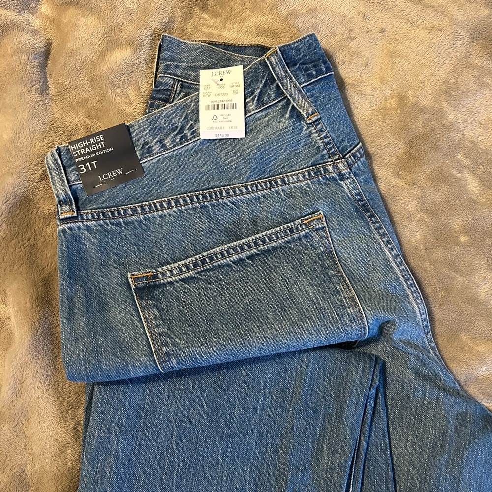 J.Crew High-Rise Straight Jeans